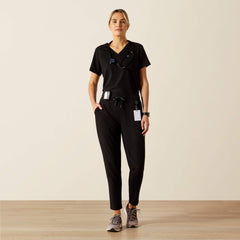 Brin Basic Scrub Pant Women - BLACK