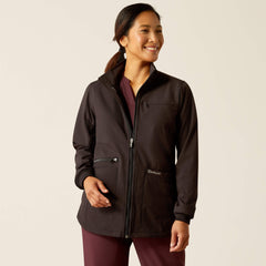 Rosalyn Utility Scrub Jacket Women - BLACK
