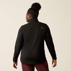 Sina Fleece Scrub Jacket Women - BLACK