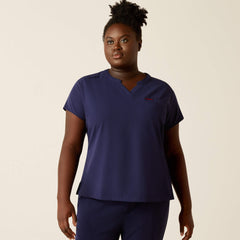 Eliza Fashion Scrub Top Women - NAVY
