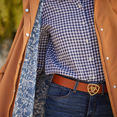Shield II Reversible Belt Women - BLACK/BROWN
