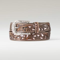 Filigree Crystal Belt Women - BROWN