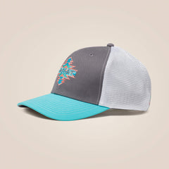 Aztec Logo Snapback Cap Women - GREY