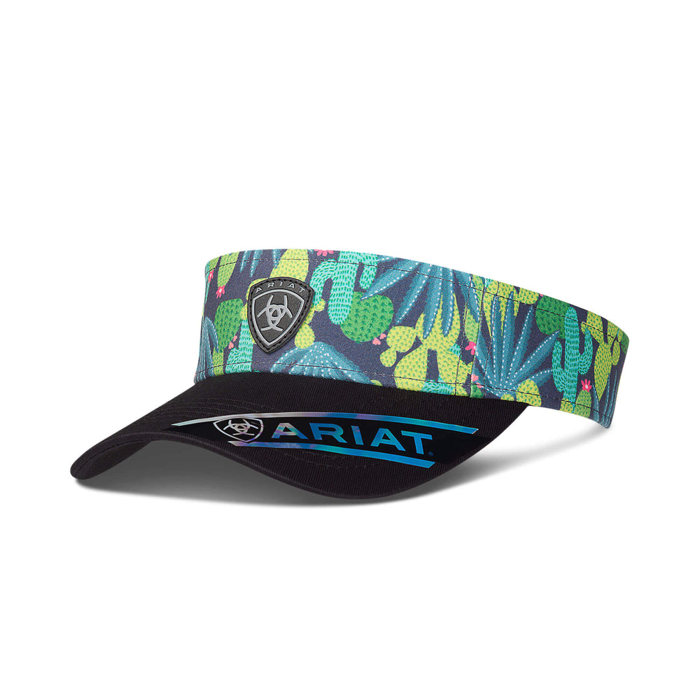 Cactus Print Visor Women - WHITE