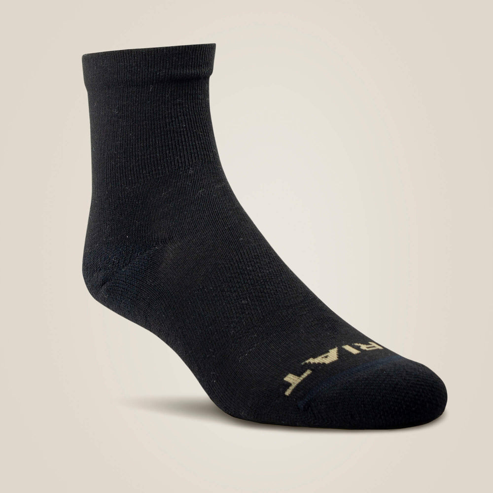 Western Bootie Sock 2 Pair Pack Women - BLACK