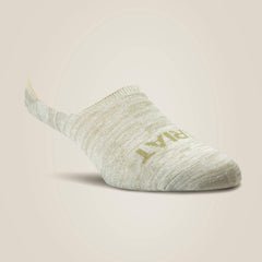 No Slip No Show Sock 4 Pair Multi Color Pack Women - HEATHERED RAINBOW