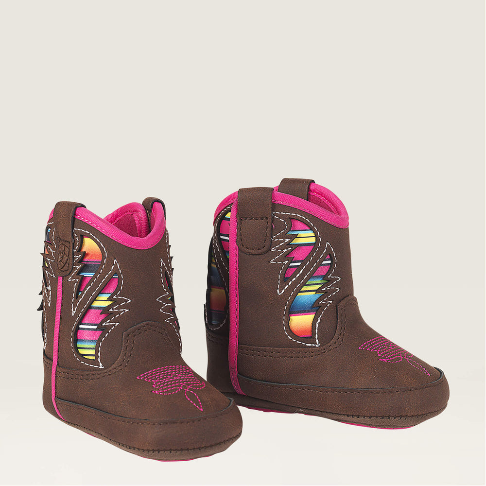 Infant lil stompers flora boot Kids - BROWN
