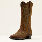 Casanova D Toe Western Boot Kids - DISTRESSED BROWN