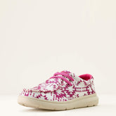 Hilo Shoe Kids - BRIGHT ROSE SOUTHWESTERN GLITTER