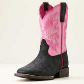 Outrider Kids - BLACK FLORAL EMBOSS/PAINTED PEONY
