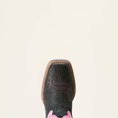 Outrider Kids - BLACK FLORAL EMBOSS/PAINTED PEONY