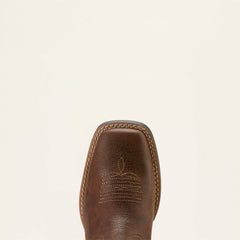 Quickdraw VentTEK Western Boot Kids - RICH CLAY/TURQUOISE FLORAL EMBOSS
