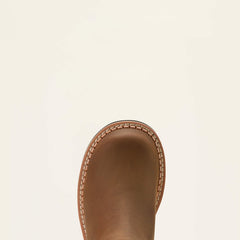 Fatbaby Chelsea Western Boot Kids - DISTRESSED BROWN/LEOPARD GORE