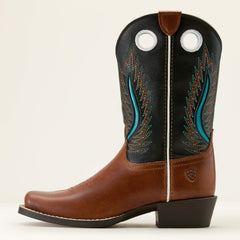 Futurity Fort Worth Western Boot Kids - COYOTE BROWN/MADISON AVENUE