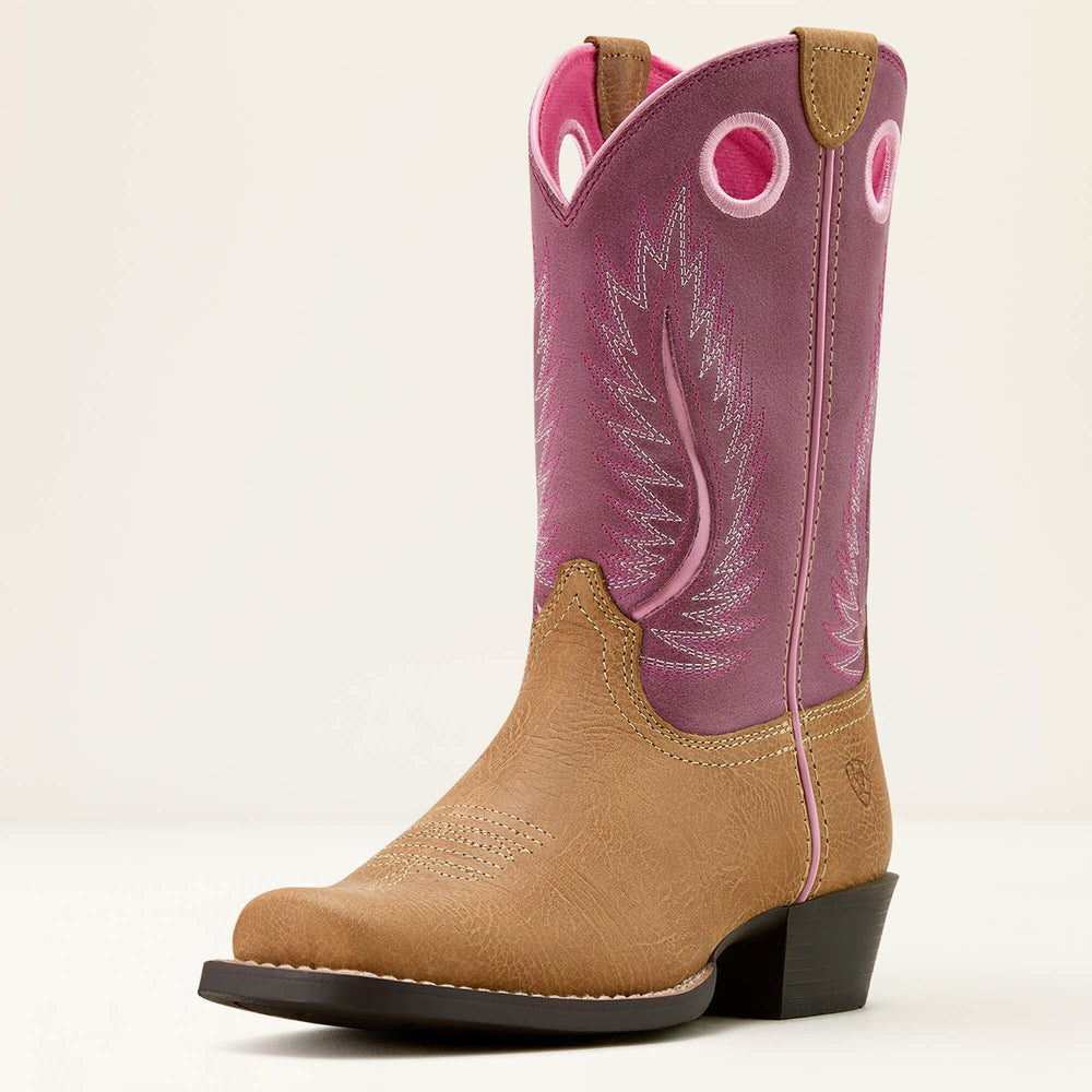 Futurity Fort Worth Western Boot Kids - COTTAGE/ROSEBUD