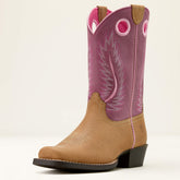 Futurity Fort Worth Western Boot Kids - COTTAGE/ROSEBUD