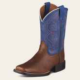 Quickdraw Western Boot Kids - BROWN OILED ROWDY