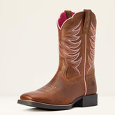 Youth Firecatcher Western Boot Kids - ROWDY BROWN