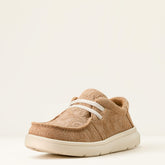 Hilo Kids - TAN FLORAL EMBOSS