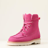 Lift Lacer Boot Kids - HAUTE PINK SUEDE