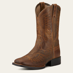 Honor Western Boot Kids - DISTRESSED BROWN