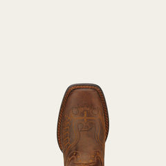 Honor Western Boot Kids - DISTRESSED BROWN
