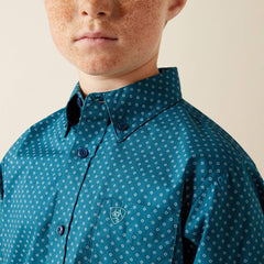 Tyce Classic Fit Shirt Kids - DARK TEAL