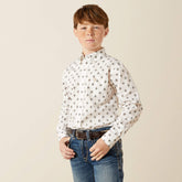 Thell Classic Fit Shirt Kids - WHITE