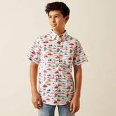 Scout Classic Fit Shirt Kids - WHITE