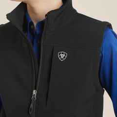 Vernon 2.0 Softshell Vest Kids - BLACK