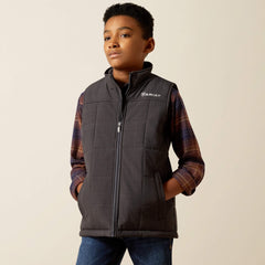 Crius Insulated Vest Kids - PHANTOM HEATHER