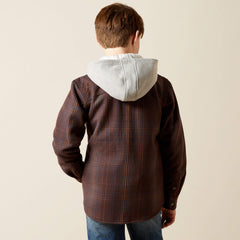 Holbrook Retro Shirt Jacket Kids - BROWN