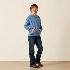 Ariat Sun Valley Circle Hoodie Kids - CORONET BLUE