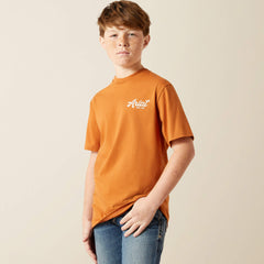 Ariat Coyote Country T-Shirt Kids - ADOBE