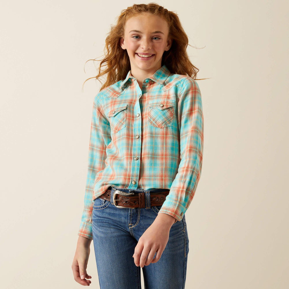 Edan Shirt Kids - BLUE PLAID