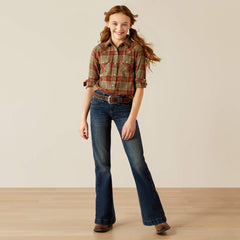Ava Plaid Shirt Kids - OAKWOOD PLAID