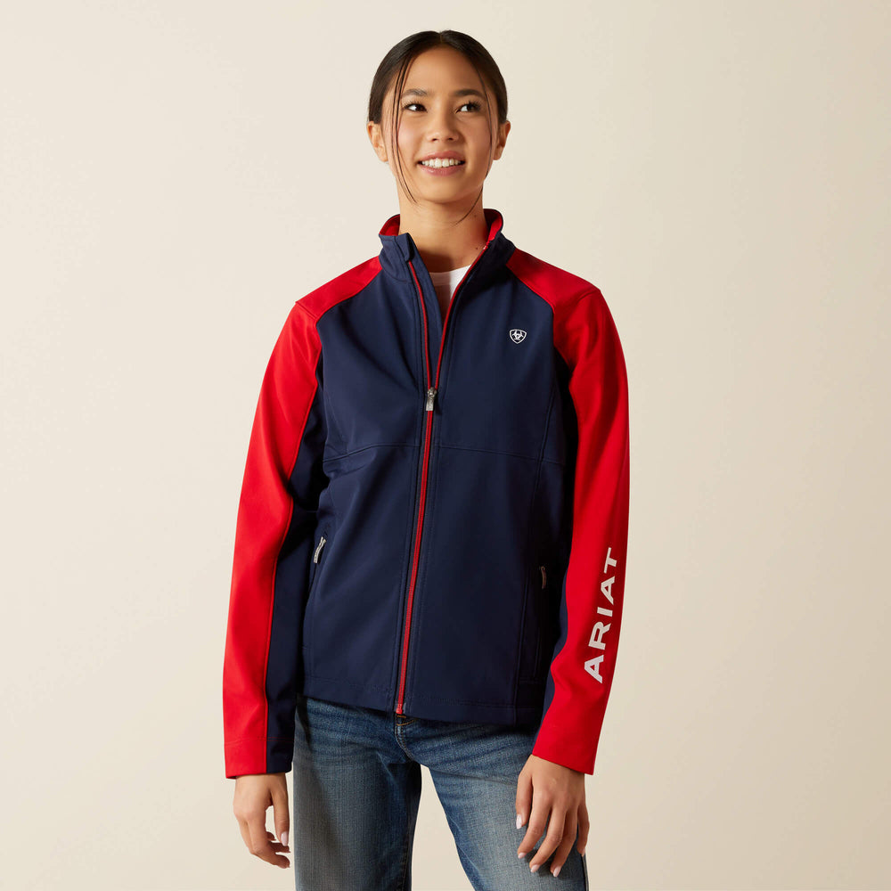 Team EQ Jacket Kids - NAVYT/RED