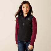 Ariat Logo Softshell Vest Kids - BLACK/SOUTHWEST MINIMAL PRINT