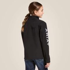New Team Softshell Jacket Kids - BLACK
