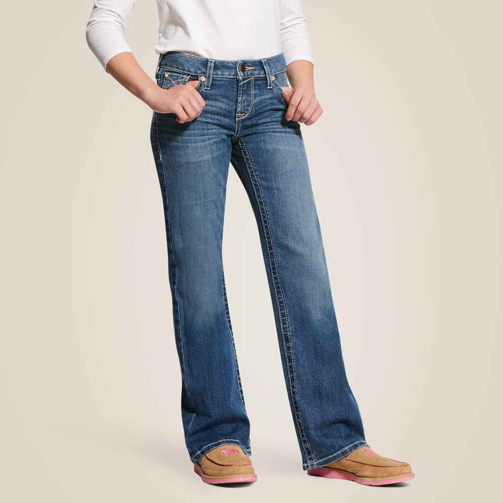 Whipstitch Boot Cut Jean Kids - ELEANOR