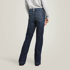 Trouser Mid Rise Stretch Ella Wide Leg Jean Kids - NAOMI