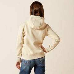 Western Blocks Hoodie Kids - OYSTER GREY