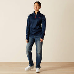 Team EQ 1/2 Zip Pullover Kids - NAVY