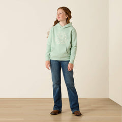 Make Your Own Luck Hoodie Kids - SILT GREEN