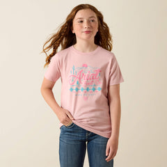 Ariat Southwest Sunset T-Shirt Kids - DUSTY ROSE