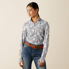 Lowell 3.0 1/4 Zip Baselayer Kids - POSEY PONY PRINT