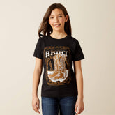 Ariat Boot Cloche T-Shirt Kids - BLACK
