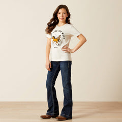 Ariat Wild Like the West T-Shirt Kids - NATURAL