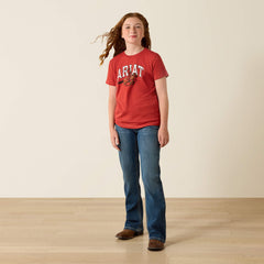 Ariat Cowgirl Rider T-Shirt Kids - TABASCO