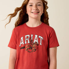 Ariat Cowgirl Rider T-Shirt Kids - TABASCO